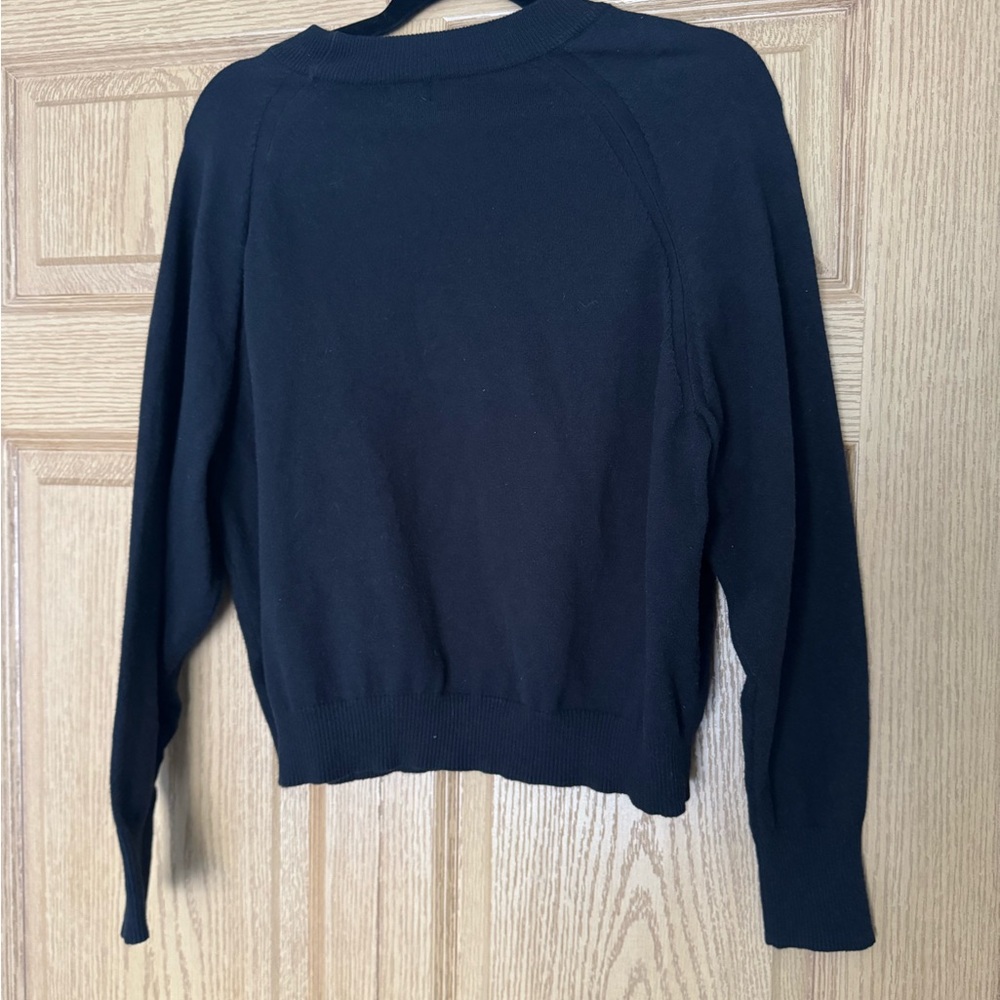Target A New Day Women's Classic Black Crew Neck Sweater size Med